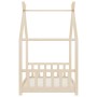Estructura de cama infantil de madera maciza de pino 90x200 cm by , Cribs and beds for children - Ref: Foro24-283366, Price: ...