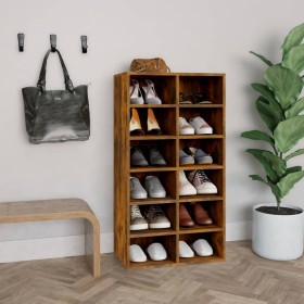 Zapatero madera contrachapada roble ahumado