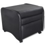 Sillón plegable de cuero sintético negro by , Armchairs - Ref: Foro24-241681, Price: 243,13 €, Discount: %