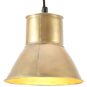Lámpara colgante redonda 25 W latón 17 cm E27 by , Lamps - Ref: Foro24-320572, Price: 26,27 €, Discount: %