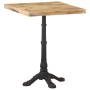 Mesa de bistró madera de mango rugosa 60x60x77 cm by , Kitchen and dining tables - Ref: Foro24-321084, Price: 163,66 €, Disco...