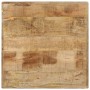 Mesa de bistró madera de mango rugosa 60x60x77 cm by , Kitchen and dining tables - Ref: Foro24-321084, Price: 163,66 €, Disco...