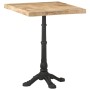 Mesa de bistró madera de mango rugosa 60x60x77 cm by , Kitchen and dining tables - Ref: Foro24-321084, Price: 163,66 €, Disco...