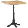 Mesa de bistró madera de mango rugosa 60x60x77 cm by , Kitchen and dining tables - Ref: Foro24-321084, Price: 163,66 €, Disco...