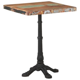 Mesa de bistró de madera maciza reciclada 60x60x76 cm by , Kitchen and dining tables - Ref: Foro24-321086, Price: 164,84 €, D...
