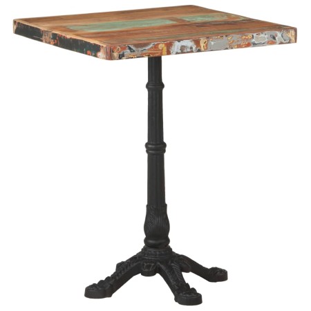 Mesa de bistró de madera maciza reciclada 60x60x76 cm by , Kitchen and dining tables - Ref: Foro24-321086, Price: 179,41 €, D...