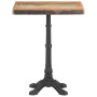 Mesa de bistró de madera maciza reciclada 60x60x76 cm by , Kitchen and dining tables - Ref: Foro24-321086, Price: 179,41 €, D...