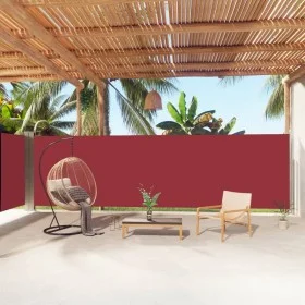 Retractable red side awning 180x1000 cm by vidaXL, Umbrellas - Ref: Foro24-318041, Price: 112,41 €, Discount: %