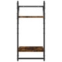 Estantes pared barras 4 pzas madera de ingeniería roble ahumado | Foro24.es | Tu tienda online para hogar, jardín y más Foro24.es