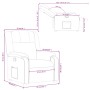 Sillón reclinable de cuero sintético rojo | Foro24.es | Tu tienda online para hogar, jardín y más Foro24.es