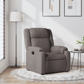Sillón reclinable de tela gris taupe by , Armchairs - Ref: Foro24-373544, Price: 244,13 €, Discount: %