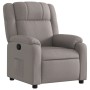 Sillón reclinable de tela gris taupe by , Armchairs - Ref: Foro24-373544, Price: 244,13 €, Discount: %