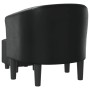 Sillón con taburete cuero sintético negro von , Sessel - Ref: Foro24-356463, Preis: 174,51 €, Rabatt: %