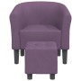 Sillón con taburete tela morado von , Sessel - Ref: Foro24-356440, Preis: 177,14 €, Rabatt: %