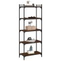 Librería 5 estantes madera ingeniería roble marrón 60x30x154 cm | Foro24.es | Tu tienda online para hogar, jardín y más Foro24.es