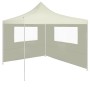 Pared lateral de cenador con ventanas color crema 4x2 m by , Accessories for pavilions and gazebos - Ref: Foro24-3070421, Pri...