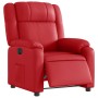 Sillón reclinable eléctrico de cuero sintético rojo | Foro24.es | Tu tienda online para hogar, jardín y más Foro24.es