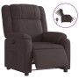 Sillón reclinable eléctrico tela marrón oscuro | Foro24.es | Tu tienda online para hogar, jardín y más Foro24.es