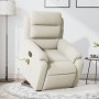 Sillón reclinable de masaje eléctrico elevable terciopelo crema by , Armchairs - Ref: Foro24-3205134, Price: 359,83 €, Discou...