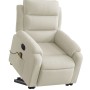 Sillón reclinable de masaje eléctrico elevable terciopelo crema by , Armchairs - Ref: Foro24-3205134, Price: 359,83 €, Discou...