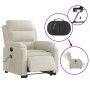 Sillón reclinable de masaje eléctrico elevable terciopelo crema by , Armchairs - Ref: Foro24-3205134, Price: 359,83 €, Discou...