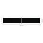 Schwarze einziehbare Seitenmarkise 200x1200 cm von vidaXL, Sonnenschirme - Ref: Foro24-318078, Preis: 134,65 €, Rabatt: %