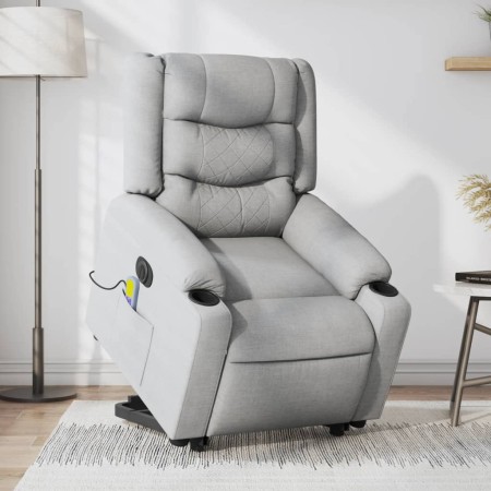 Sillón de masaje eléctrico reclinable elevable tela gris claro von , Sessel - Ref: Foro24-3206582, Preis: 350,36 €, Rabatt: %
