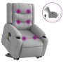 Sillón de masaje eléctrico reclinable elevable tela gris claro von , Sessel - Ref: Foro24-3206582, Preis: 350,36 €, Rabatt: %
