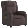 Sillón reclinable de masaje eléctrico tela marrón oscuro | Foro24.es | Tu tienda online para hogar, jardín y más Foro24.es