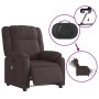 Sillón reclinable de masaje eléctrico tela marrón oscuro | Foro24.es | Tu tienda online para hogar, jardín y más Foro24.es