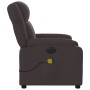 Sillón reclinable de masaje eléctrico tela marrón oscuro | Foro24.es | Tu tienda online para hogar, jardín y más Foro24.es