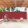 Red retractable side awning 200x1000 cm by vidaXL, Umbrellas - Ref: Foro24-318047, Price: 134,07 €, Discount: %
