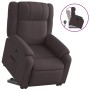 Sillón reclinable elevable tela marrón oscuro | Foro24.es | Tu tienda online para hogar, jardín y más Foro24.es