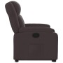 Sillón reclinable elevable tela marrón oscuro | Foro24.es | Tu tienda online para hogar, jardín y más Foro24.es