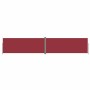 Red retractable side awning 200x1000 cm by vidaXL, Umbrellas - Ref: Foro24-318047, Price: 102,40 €, Discount: %