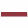 Red retractable side awning 200x1000 cm by vidaXL, Umbrellas - Ref: Foro24-318047, Price: 134,07 €, Discount: %