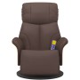 Sillón reclinable masaje con reposapiés cuero sintético marrón von , Sessel - Ref: Foro24-356634, Preis: 241,73 €, Rabatt: %