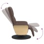 Sillón reclinable masaje con reposapiés cuero sintético marrón von , Sessel - Ref: Foro24-356634, Preis: 241,73 €, Rabatt: %