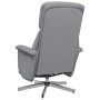 Sillón reclinable con reposapiés tela gris claro | Foro24.es | Tu tienda online para hogar, jardín y más Foro24.es