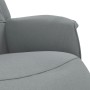 Sillón reclinable con reposapiés tela gris claro | Foro24.es | Tu tienda online para hogar, jardín y más Foro24.es