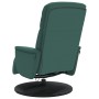 Sillón reclinable masaje con reposapiés terciopelo verde oscuro by , Armchairs - Ref: Foro24-356695, Price: 199,50 €, Discoun...