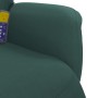 Sillón reclinable masaje con reposapiés terciopelo verde oscuro by , Armchairs - Ref: Foro24-356695, Price: 199,50 €, Discoun...