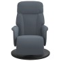 Sillón reclinable con reposapiés terciopelo gris oscuro by , Armchairs - Ref: Foro24-356683, Price: 182,24 €, Discount: %