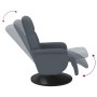 Sillón reclinable con reposapiés terciopelo gris oscuro by , Armchairs - Ref: Foro24-356683, Price: 182,24 €, Discount: %