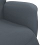 Sillón reclinable con reposapiés terciopelo gris oscuro by , Armchairs - Ref: Foro24-356683, Price: 182,24 €, Discount: %