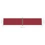 Red retractable side awning 200x1000 cm by vidaXL, Umbrellas - Ref: Foro24-318047, Price: 134,07 €, Discount: %