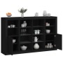 Aparadores con luces LED 3 piezas madera de ingeniería negro von , Sideboards - Ref: Foro24-3209136, Preis: 246,26 €, Rabatt: %