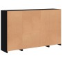 Aparadores con luces LED 3 piezas madera de ingeniería negro von , Sideboards - Ref: Foro24-3209136, Preis: 246,26 €, Rabatt: %