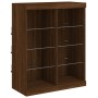 Aparador con luz LED 3 pzas madera de ingeniería marrón roble von , Sideboards - Ref: Foro24-3209141, Preis: 221,44 €, Rabatt: %