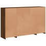 Aparador con luz LED 3 pzas madera de ingeniería marrón roble von , Sideboards - Ref: Foro24-3209141, Preis: 221,44 €, Rabatt: %